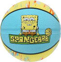 【7/15はポイント10倍】 スポルディング SPALDING バスケット スポンジ・ボブ マーブル 6号球 ラバーボール 中学生 女子 キャラクター アウトドア用 屋外 耐久性 イエロー 黄色 85184J