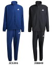 【6/22 20時からMAX3,000円OFFクーポン&Pアップ】 アディダス adidas スポーツウェア ベーシック スリーストライプス ウーブン トラックスーツ ジャージ 上下セット メンズ 男性用 トレーニングウェア 筋トレ 長袖長ズボン KQI91