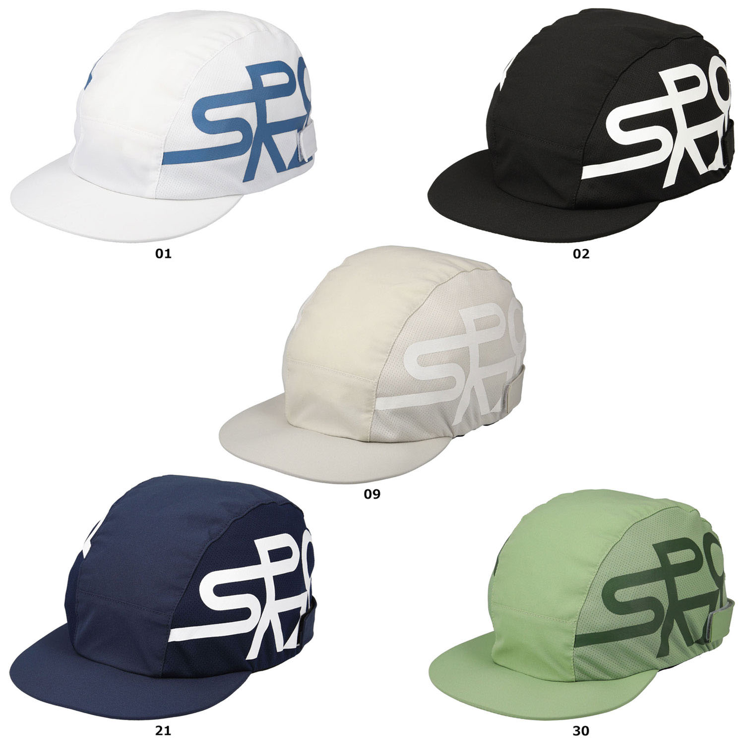 【11/25は全品4%OFFクーポン 先着200回&P10倍】 スパッツィオ Spazio フットサル JR.ロゴキャップ ジュニア キッズ ボーイズ ガールズ 帽子 接触冷感 吸水 速乾 熱中症対策 通気性 UVケア 高機能 マジックテープ サイズ調節 ロゴ CP0054