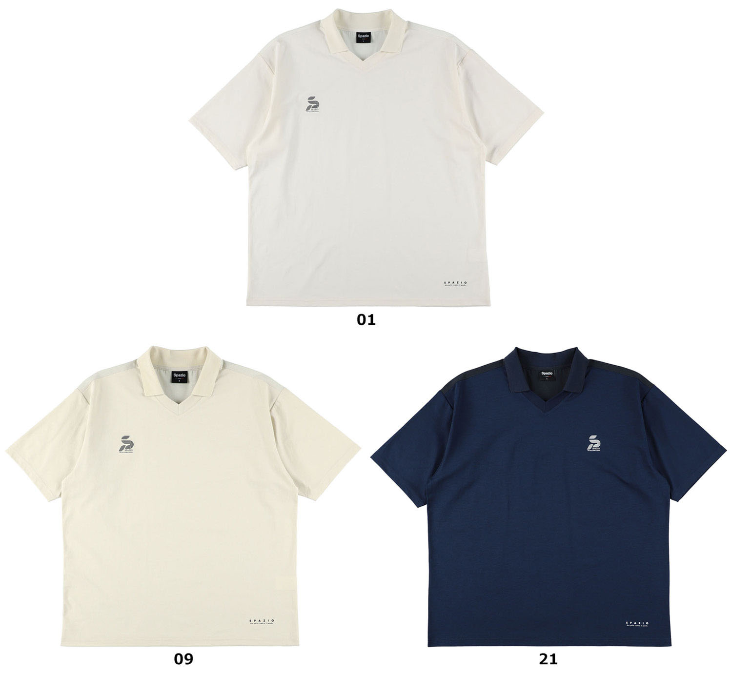 【11/20は全品4%OFFクーポン 先着200回&Pアップ】 スパッツィオ Spazio フットサル スキッパーポロ TP0647