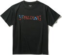 【11/1は1万円以上で5%OFFクーポン&P10倍】 スポルディング SPALDING バスケット ジュニア T シャツ アフリカン バティック ロゴ SJT25054