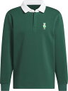 【5/6までポイント10倍】 アディダス adidas ゴルフ ビヨンド ザ コース CHIP ワンポイントロゴ ルーズフィット ラガー長袖シャツ コットン 綿...