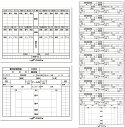 【7/15はポイント10倍】 フィンタ FINTA サッカー レフェリー記録用紙 10 枚セット ハーフサイズ FT3516