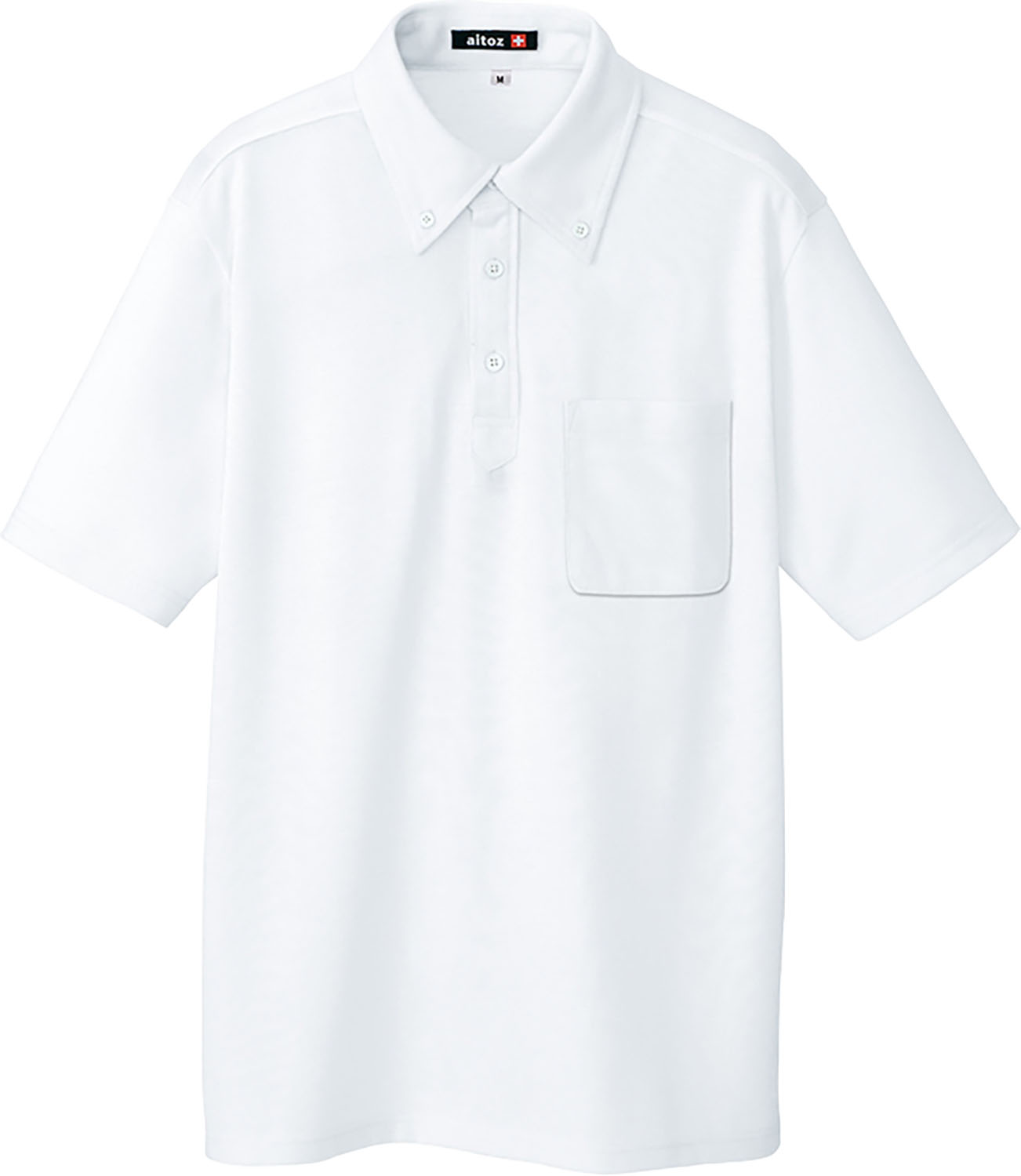 【11/30から全品3%OFFクーポン 先着100回&P10倍】 アイトス AITOZ 吸汗速乾 クールコンフォート 半袖ボタンダウンポロシャツ カラバリ豊富 ...