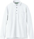 【7/18は全品5%OFFクーポン&P10倍】 アイトス AITOZ 長袖ポロシャツ トップス 吸汗速乾 ストレッチ ECO素材 抗菌防臭 屋外 野外 イベント ボランティア フェス メンズ 男性用 レディース 女性用 大人用 500145L