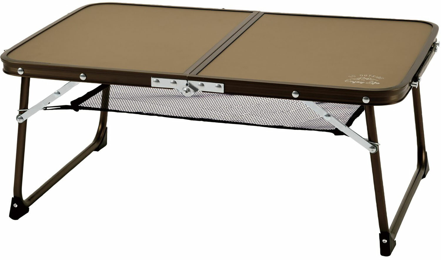 【11/20は全品4%OFFクーポン 先着200回&Pアップ】 キャプテンスタッグ CAPTAIN STAG アウトドア モンテ アルミ薄型 FD テーブル 棚網付 UC0607