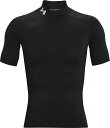 【7/15はポイント10倍】 アンダーアーマー UNDER ARMOUR UA ヒートギアアーマー コンプレッション モック ショートスリーブ シャツ メンズ ...