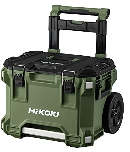 HiKOKI(ハイコーキ) マルチクルーザー キャリーボックス 工具箱 防じん 耐水 IP65取得 外寸縦400×横560×高さ678mm 連結収納 0037-9487