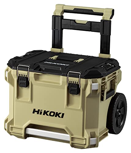 HiKOKI(ハイコーキ) マルチクルーザー キャリーボックス サンドベージュ 工具箱 防じん 耐水 IP65取得 外寸縦400×横560×高さ678mm 連結収納 0037-9488
