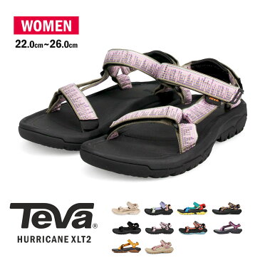 TEVA テバ ハリケーン W HURRICANE XLT2 サンダル レディース ストラップ スポーツサンダル アウトドア 黒 ブラック マルチカラー スポサン 軽量 リゾート 歩きやすい ぺたんこ フラット おしゃれ ビーチサンダル 痛くない 脱げない 走れる 軽い 1019235 送料無料