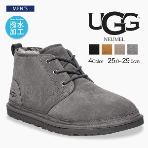 アグ メンズ ムートンブーツ ショート ニューメル NEUMEL レースアップ ムートンシューズ ugg ブーツ メンズ カジュアルシューズ 本革 黒 ブラック グレー ブラウン チェスナット おしゃれ ブランド 暖かい あったか 防寒 ボア ウール セレブ 海外 人気 秋 冬 3236 送料無料