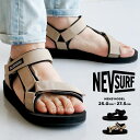 スポーツサンダル メンズ サンダル メンズ 軽量 軽い アウトドア ストラップサンダル 脱げにくい アウトドア レジャー プール 海 スポサン メンズ NEV SURF 黒 ブラック ベージュ nev-18(4)