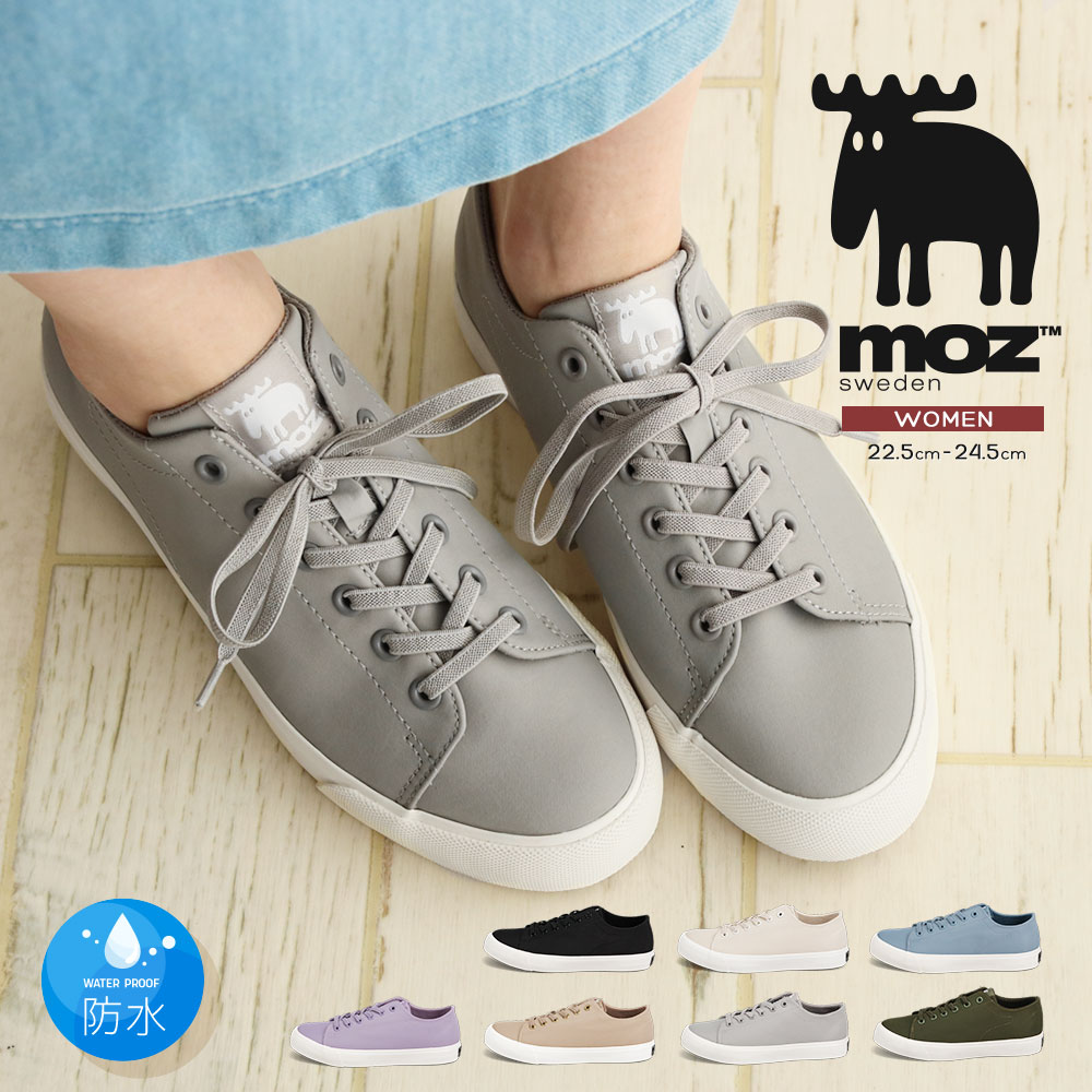 モズ moz レインシューズ スニーカー 防水 ローカット レインシューズ レディース おしゃれ レインスニーカー 蒸れにくい 履きやすい 歩きやすい 疲れにく...