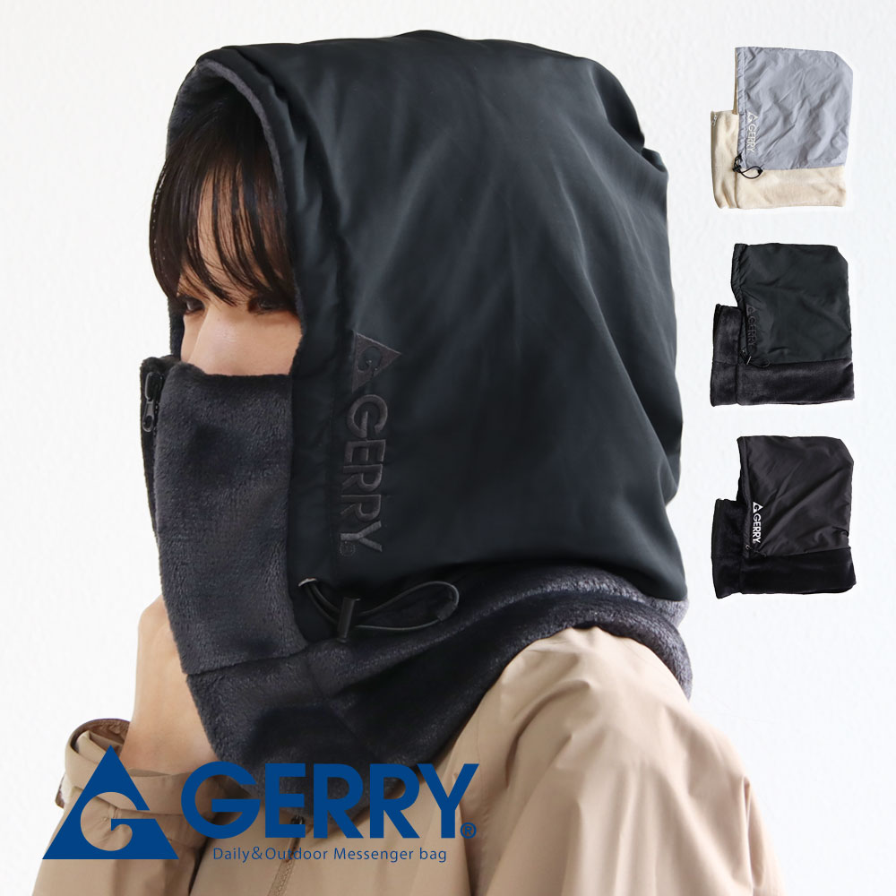gerry フードウォーマー ネックウォーマー マフラー ファッション雑貨 秋冬 防寒 アウトドア キャンプ 男女兼用 ユニセックス ジェリー ボア×タフタ切り...