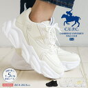 ポロクラブ 厚底 スニーカー 黒 レディース 白 おしゃれ 歩きやすい 靴 ダッドスニーカー 美脚 スタイルアップ 痛くない 疲れにくい 滑りにくい ローカット...