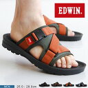 EDWIN サンダル メンズ 靴 アウトドアサンダル スポーツサンダル スライドサンダル シンプル ゆったり 疲れにくい 歩きやすい リラックス スリッパ つっ...