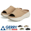 gerry ジェリー 厚底 サンダル レディース つっかけ おしゃれ 厚底サンダル 軽量 スライドサンダル スポーツ アウトドア 歩きやすい サボサンダル クロ...