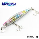 1日限定★全品P10倍! マルシン ライトゲーム ミノー シンキングファイター コットンキャンディー 85mm 11g メバリング アジング ソルトウォーター ...