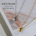 Nei/nor ネックレス 首飾り お肌に優しい つけっぱなしok サージカルステンレス 316L ジェンダーレス ファッション アクセサリー 錆に強い 変色し...