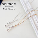 Nei/nor ネックレス 首飾り お肌に優しい つけっぱなしok サージカルステンレス 316L ジェンダーレス ファッション アクセサリー 錆に強い 変色しにくい スキンジュエリー 贈り物 プレゼント ゴールド シルバー ネイナー nnne-0109