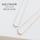 Nei/nor ネックレス 首飾り お肌に優しい つけっぱなしok サージカルステンレス 316L ジェンダーレス ファッション アクセサリー 錆に強い 変色しにくい スキンジュエリー 贈り物 プレゼント ゴールド シルバー ネイナー NnNE-0114