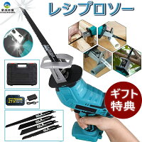 【158冠達成!!】 レシプロソー 電動 のこぎり 充電式 チェーンソー 小型 コードレス 家庭用 無段変速 金工 木工 切断 電動ノコ 電動ノコギリ ミニチェーンソー ハンディバッテリーチェーンソー 強力 片手 軽量 職人 日本語取扱説明書付