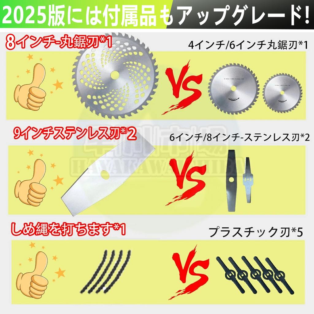 【スーパーSALE 50%OFF】草刈り機 充電式 電動 草刈機 補助輪 替刃付き 女性 21v ...
