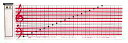 〔別売〕オルガニート20演奏用五線