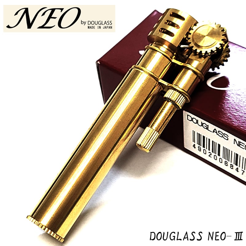オイルライター ダグラス NEO タイプ3 ブラス DOUGLASS ネオ 日本製 ゴールド レトロ フリント 東京パイプ ワンタッチ開閉 メンズ かっこいい ...