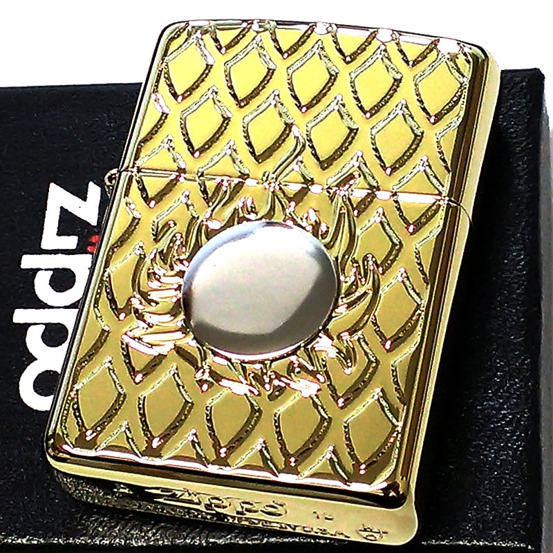 ZIPPO アーマー 龍玉 ホワイトシェル ジッポー ライター 裏面白竜 ドラゴン かっこいい 両面加工 ゴールドタンク 天然貝象嵌 綺麗 チタン加工 重厚 高...