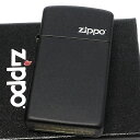 スリムＺｉｐｐｏ ZIPPO ライター スリム ジッポロゴ マットブラック 艶消し おしゃれ 黒 シンプル かっこいい メンズ ギフト プレゼント