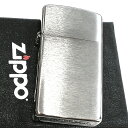 スリムＺｉｐｐｏ ZIPPO ライター スリム 無地 シンプル ジッポ シルバー かっこいい クロームサテーナ サテン 銀 定番 メンズ スタンダード おしゃれ プレゼント ギフト