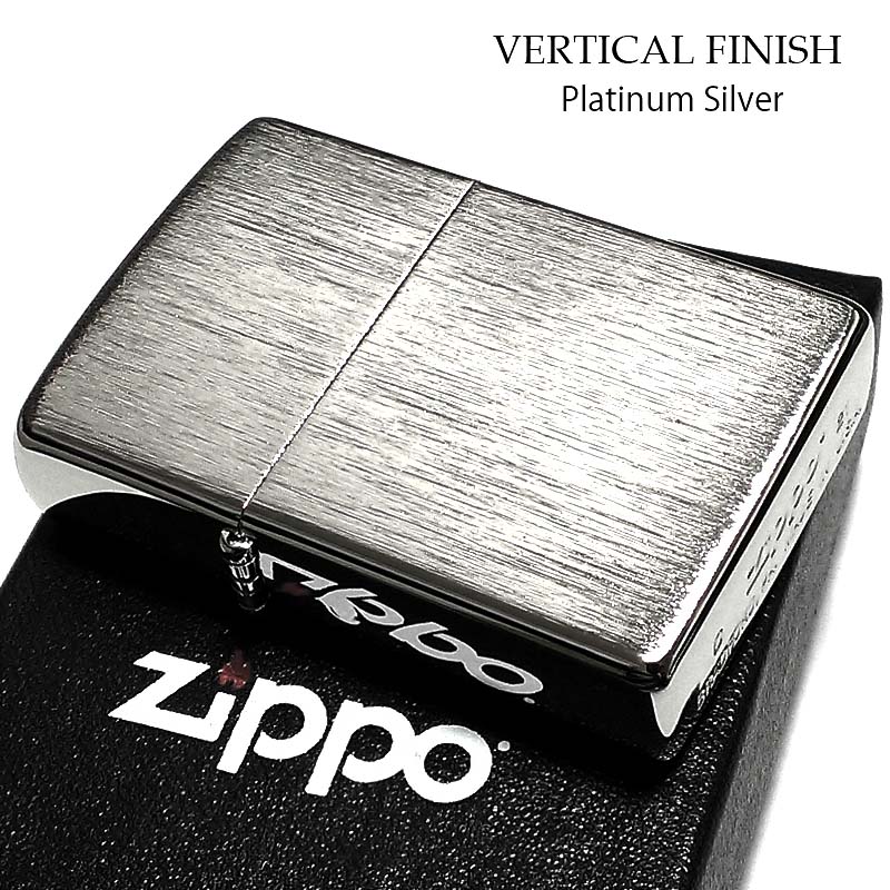 ZIPPO ライター バーティカルサテーナ ジッポ プラチナシルバー 縦サテーナ シンプル かっこいい レディース メンズ ギフト プレゼント クリスマス 動画...