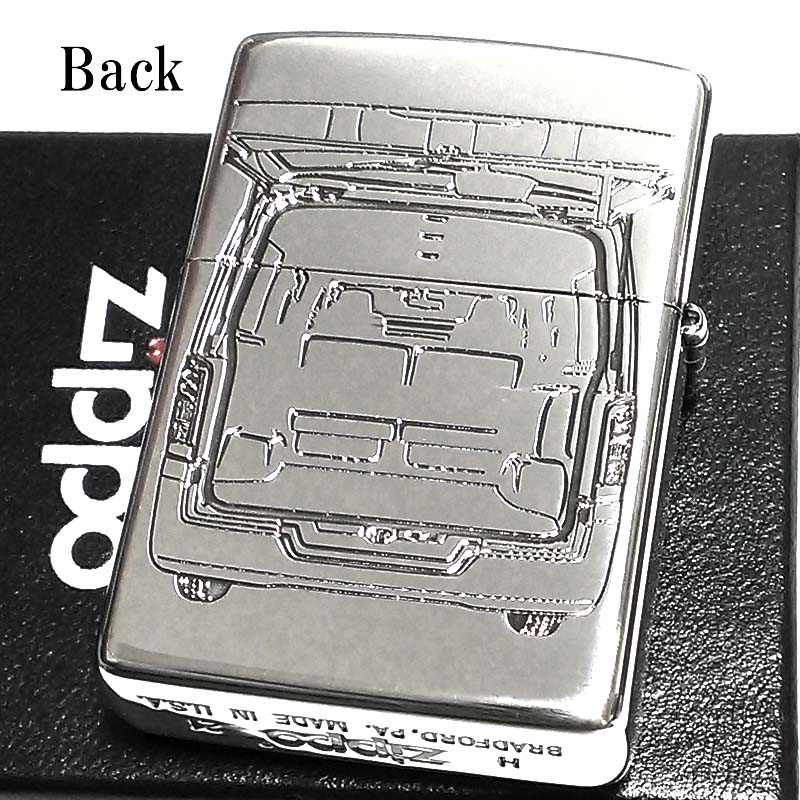 ZIPPO キャラバン ジッポ ライター 日産公認モデル CARAVAN シルバーイブシ かっこいい アウトドア 車 銀燻し メンズ ギフト プレゼント 動画あり