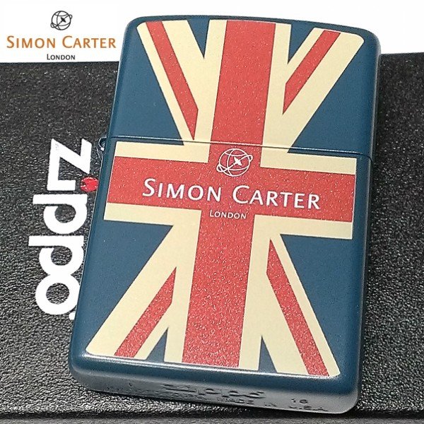 21新作 Zippo サイモンカーター ジッポ ライター ユニオンジャック マットカラー 艶消し青 かっこいい おしゃれ 動画あり メンズ 可愛い ブランド ギフト プレゼント 数量限定セール 喫煙具ホビー Insolite Guadeloupe Voyage Com