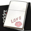 ZIPPO ライター セクシー ジッポ ルージュ 唇 ピンク ポリカーボネイドミラー貼り かわいい おしゃれ 可愛い 女性 レディース メンズ ギフト プレゼン...