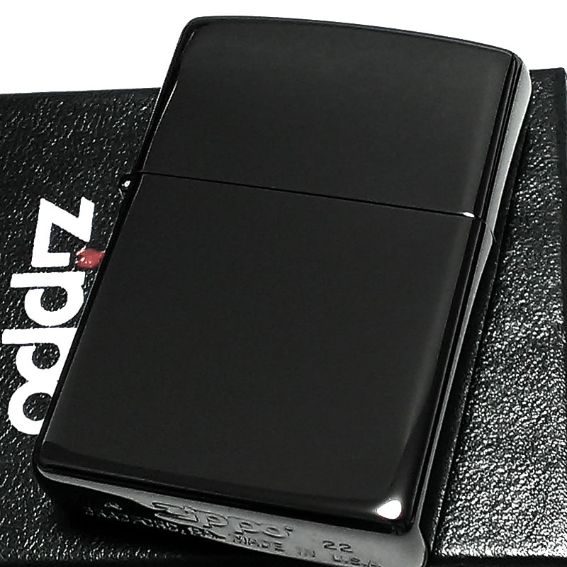 チタン・Zippo ZIPPO ブラック チタンコーティング かっこいい ジッポ ライター 黒 鏡面 シンプル 無地 おしゃれ ギフト メンズ プレゼント