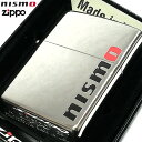 ZIPPO ライター NISMO シルバー&レッド ジッポ 日産公認モデル ニスモ ロゴ 車 ニッサン かっこいい 色差し プレゼント ギフト おしゃれ メンズ...