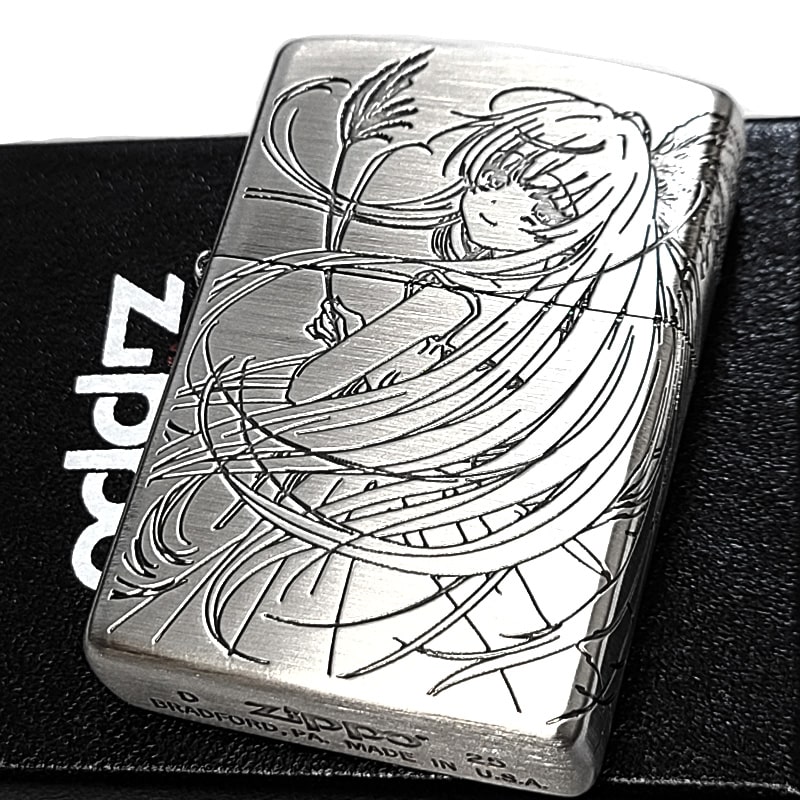 【スーパーSALE対象】ZIPPO アニメ お隣の天使様にいつの間にか駄目人間にされていた件 ジッポ ライター 椎名真昼 かわいい キャラクター 両面加工 おし...