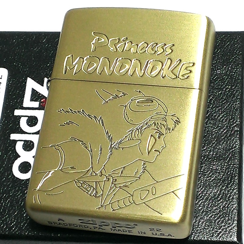 【ポイント5倍】ジッポ ライター もののけ姫 サン スタジオ ジブリ ZIPPO アニメ キャラクター レディース メンズ 動画あり ギフト プレゼント 女性 かわいい