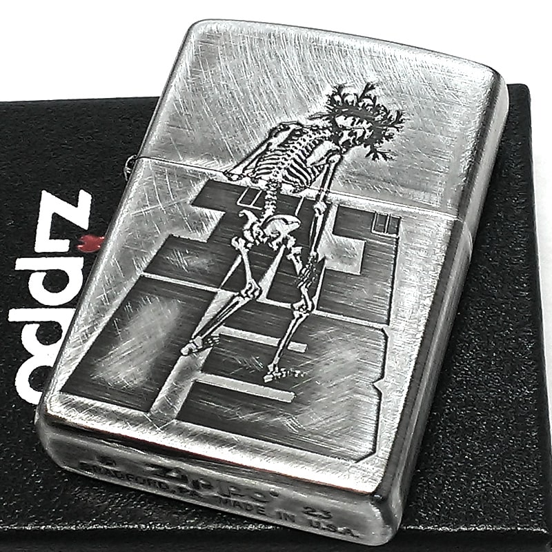 ZIPPO ライター ゴルゴ13 スナイパーライフル 東郷 ジッポ マンガ 両面加工 ユーズド加工 ロゴ 漫画 かっこいい キャラクター アニメ メンズ 彫刻 シルバー 銀 プレゼント 父の日 ギフト 動画あり 3