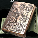 ZIPPO アニメ ガールズ＆パンツァー ガルパン あんこうチーム水着 可愛い 銅古美 ジッポ ライター 最終章 カッパー キャラクター かわいい ギフト メンズ レディース プレゼント