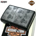 ZIPPO ハーレー ダビッドソン エンジン ロゴ マットブラック 黒 かっこいい ジッポライター 渋い おしゃれ メンズ プレゼント レディース ギフト