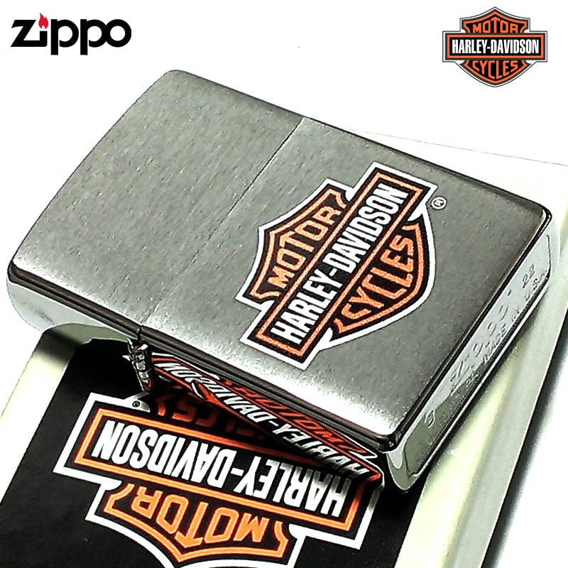 【ポイント10倍】ZIPPO ライター ハーレー ダビッドソン ロゴデザイン シンプル かっこいい ジッポ 渋い シルバー おしゃれ メンズ ギフト プレゼント...