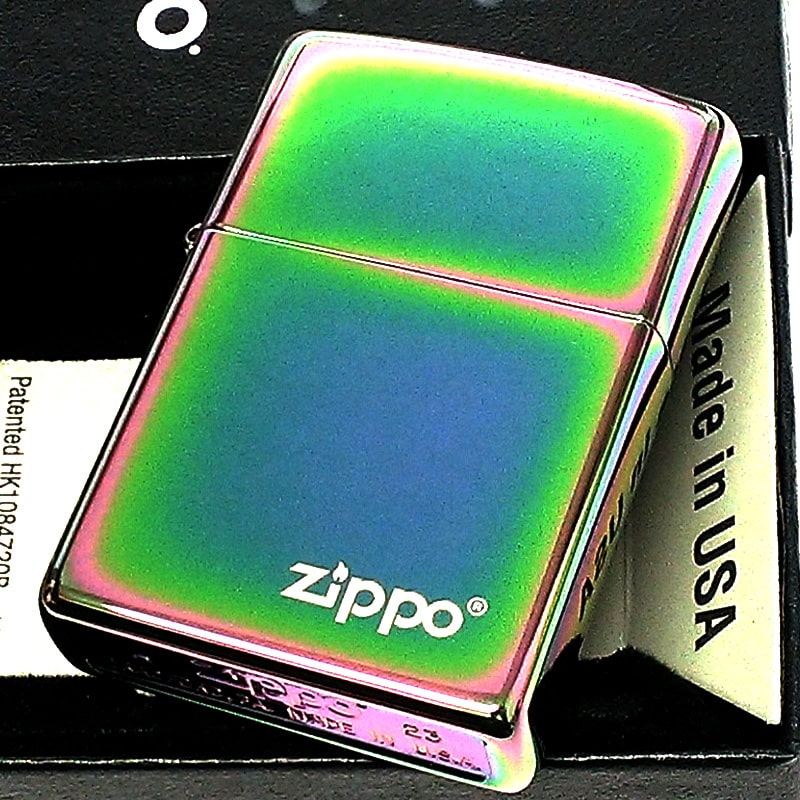 【20％OFF スーパーSALE対象】ZIPPO レインボー ジッポ ライター おしゃれ ロゴ スペクトラム シンプル かっこいい 虹色 高級感 美しい メンズ レディース プレゼント ギフト