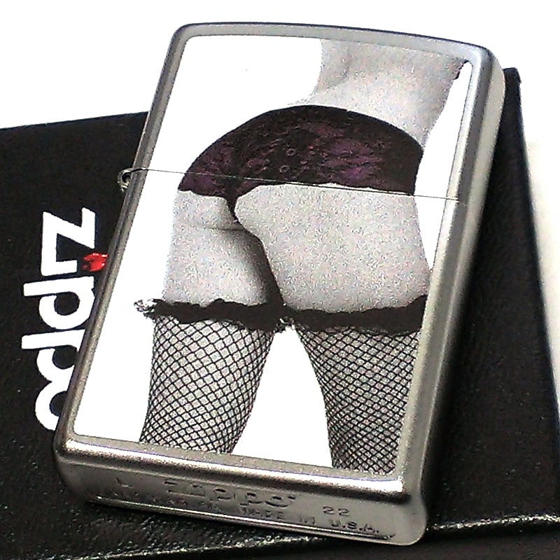 セクシーＺｉｐｐｏ ZIPPO ライター Monochrome Hip セクシー レディ 女性 モノクロ ジッポ シルバー サテンクローム仕上げ 美しい かっこいい メンズ おしゃれ レディース プレゼント ギフト アメリカン 個性的 かわいい