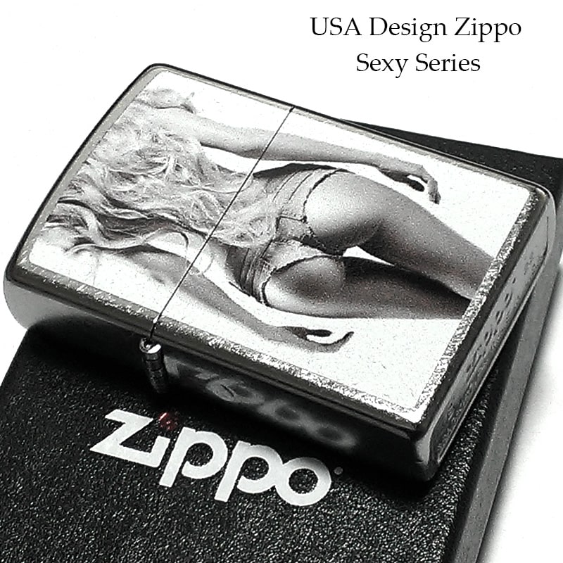 セクシーＺｉｐｐｏ ZIPPO ライター セクシー レディ 女性 ブロンドヘアー ジッポ シルバー かっこいい メンズ おしゃれ レディース プレゼント ギフト アメリカン 個性的