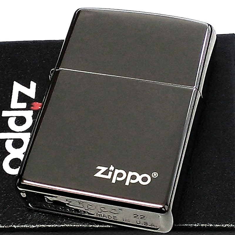 【スーパーSALE対象】ZIPPO ライター エボニー ジッポ ロゴ かっこいい シンプル おしゃれ クール Ebony 高級感 美しい 黒 Xmas メンズ ...