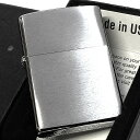 ZIPPO ライター スタンダード シルバーサテン 無地 ジッポ シンプル かっこいい 銀 メンズ おしゃれ プレゼント ギフト