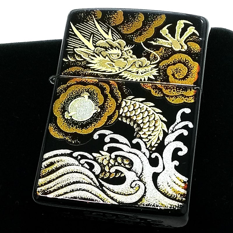 ZIPPO 本金蒔絵 龍 ジッポ ライター 